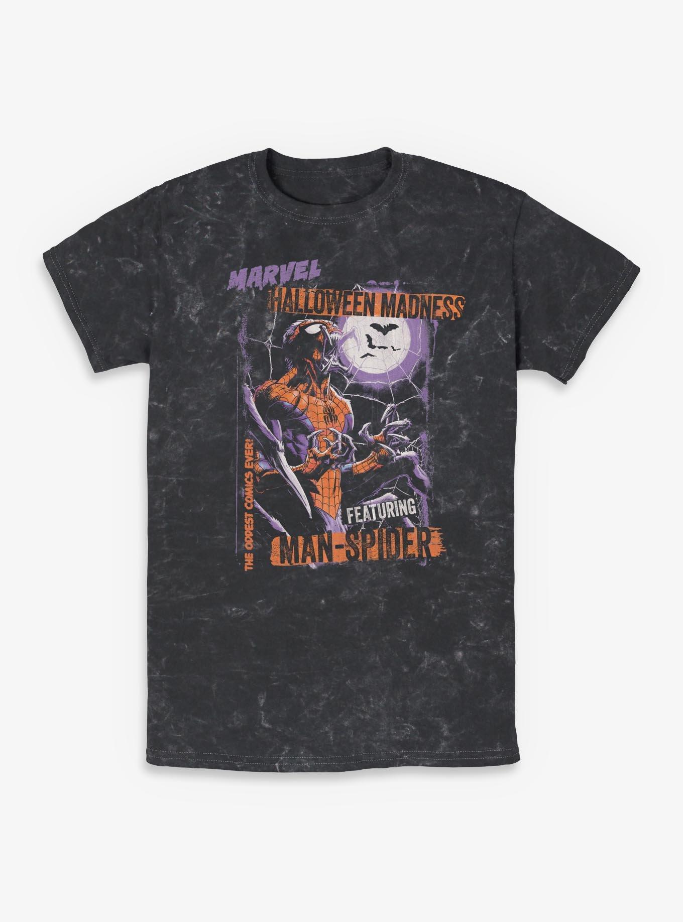 Marvel Spider-Man Halloween Madness Mineral Wash T-Shirt