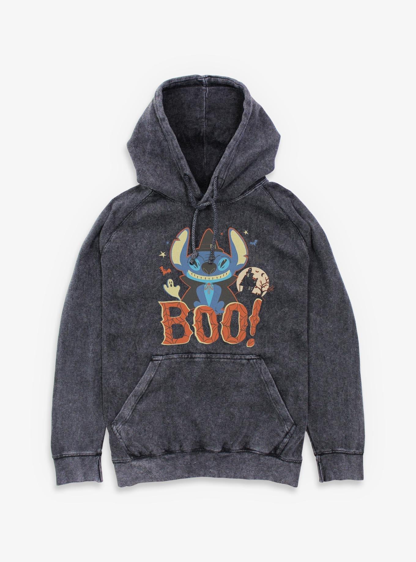 Disney Lilo & Stitch Halloween Witch Costume Mineral Wash Hoodie