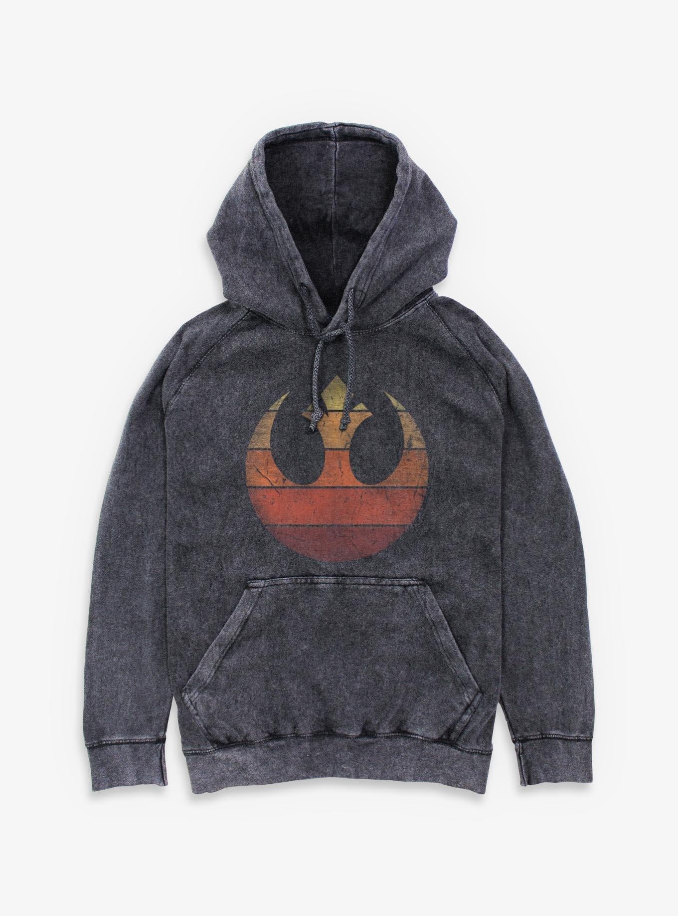 Star Wars Rebel Retro Gradient Mineral Wash Hoodie