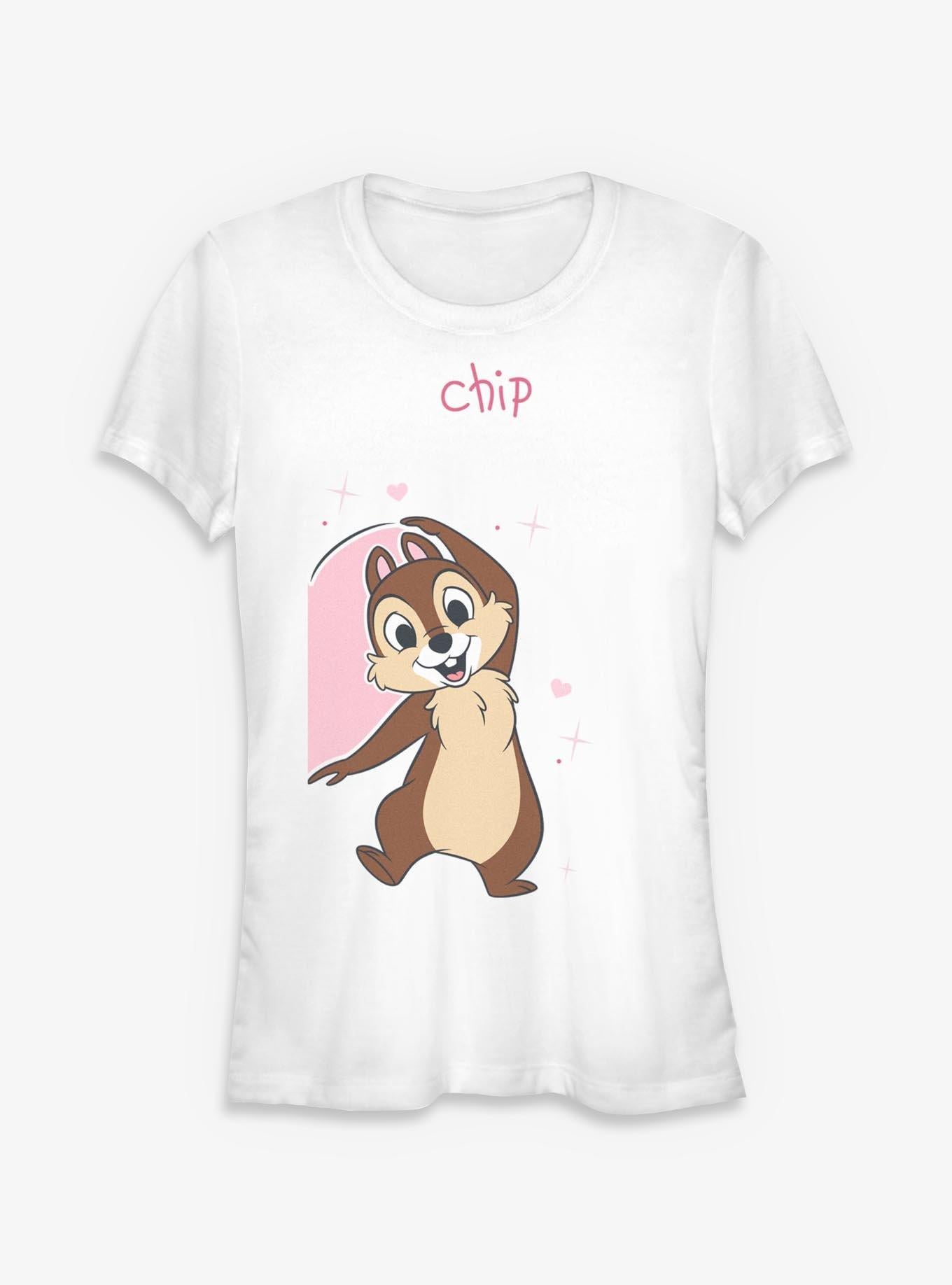 Disney Chip 'n' Dale Chip Heart Girls T-shirt | Trendy Graphic Tee