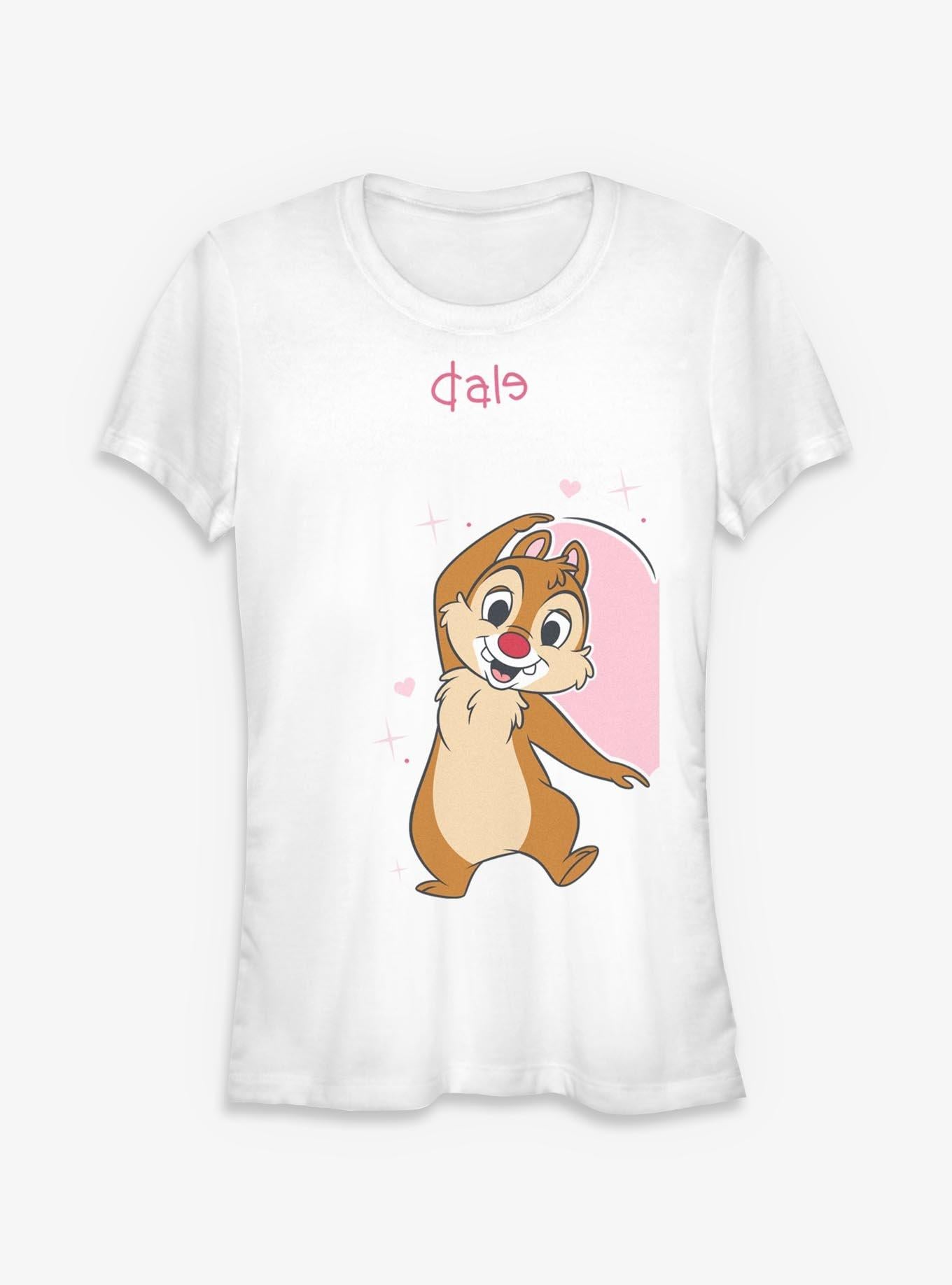 Disney Chip 'n' Dale Dale Heart Girls T-shirt | Trendy Graphic Tee