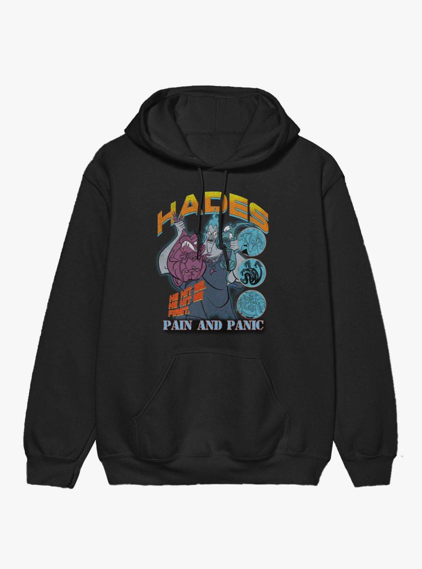 Disney Hercules Hades Pain and Panic Hoodie Hot Topic Exclusive