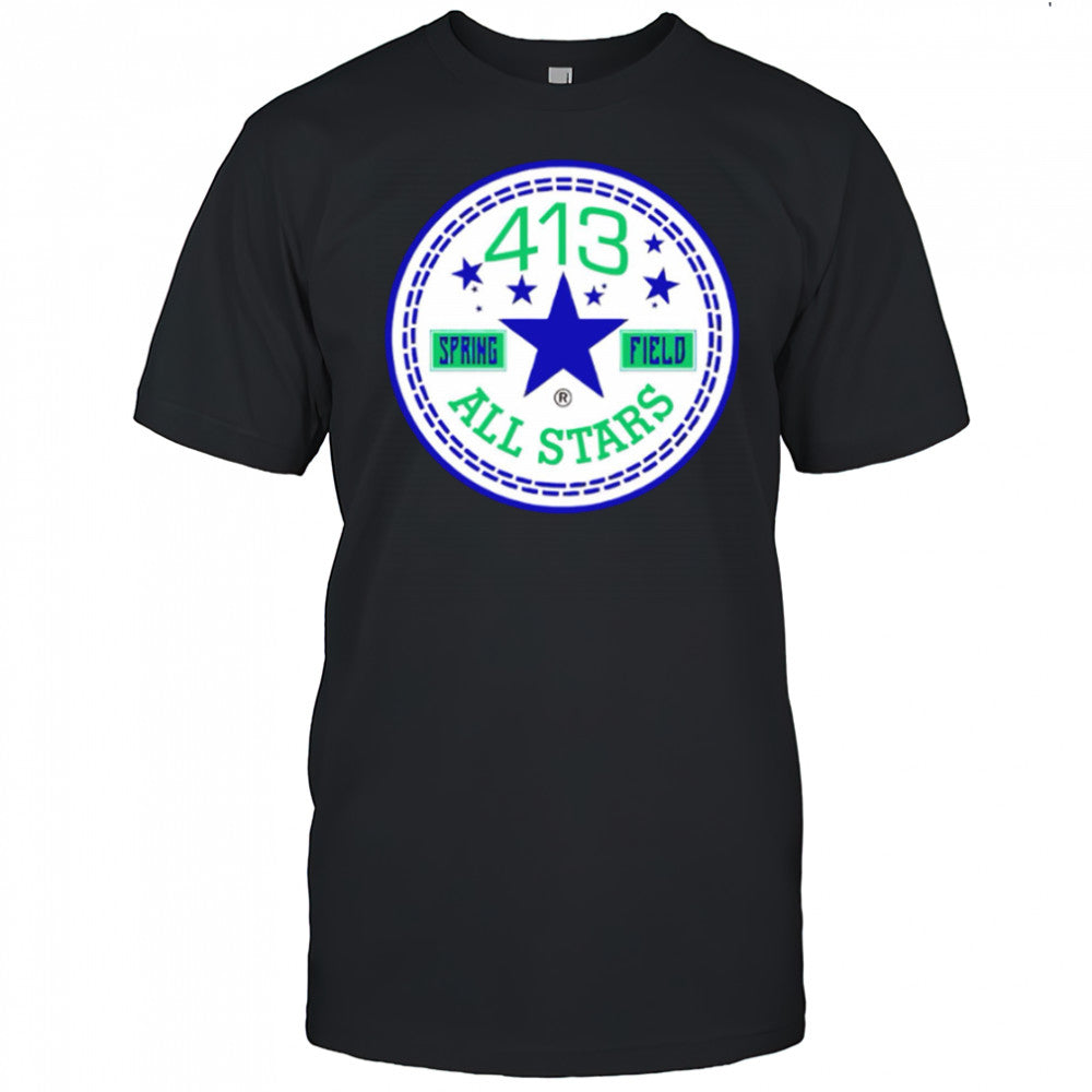 413 spring field all stars logo shirt