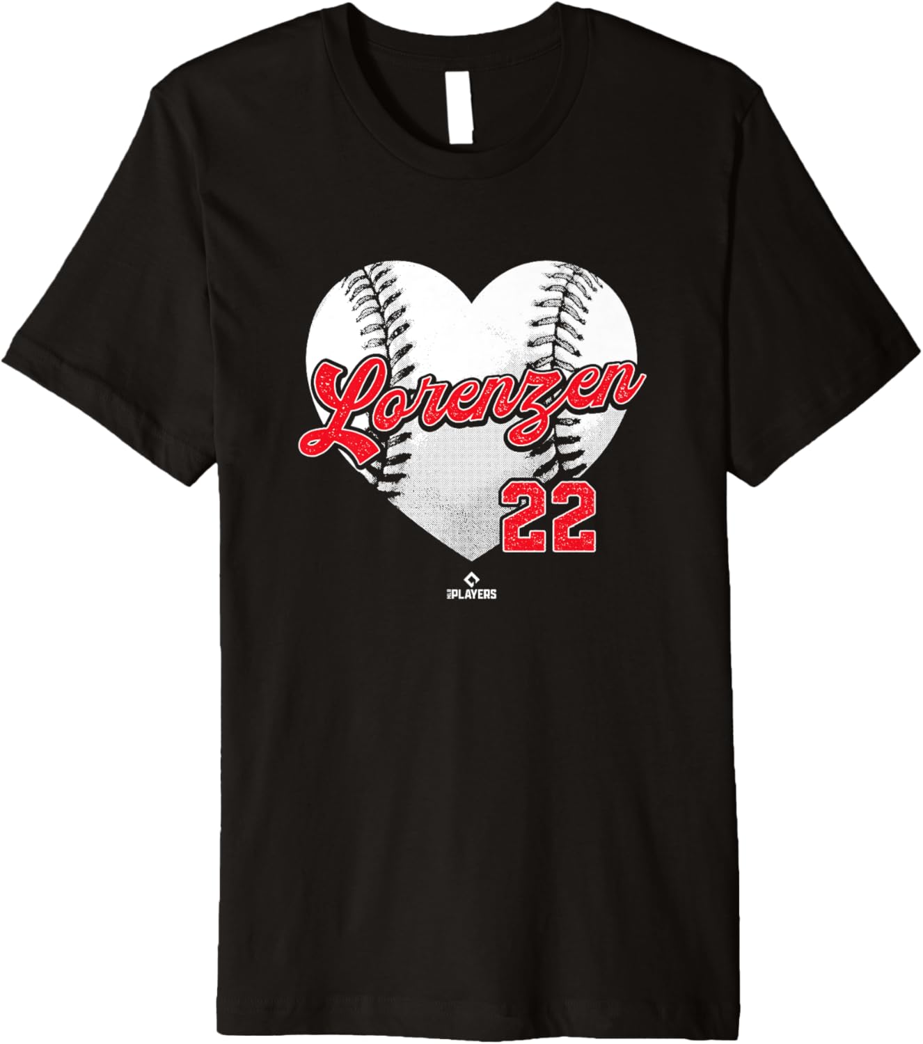 Baseball Heart Michael Lorenzen Philadelphia MLBPA Premium