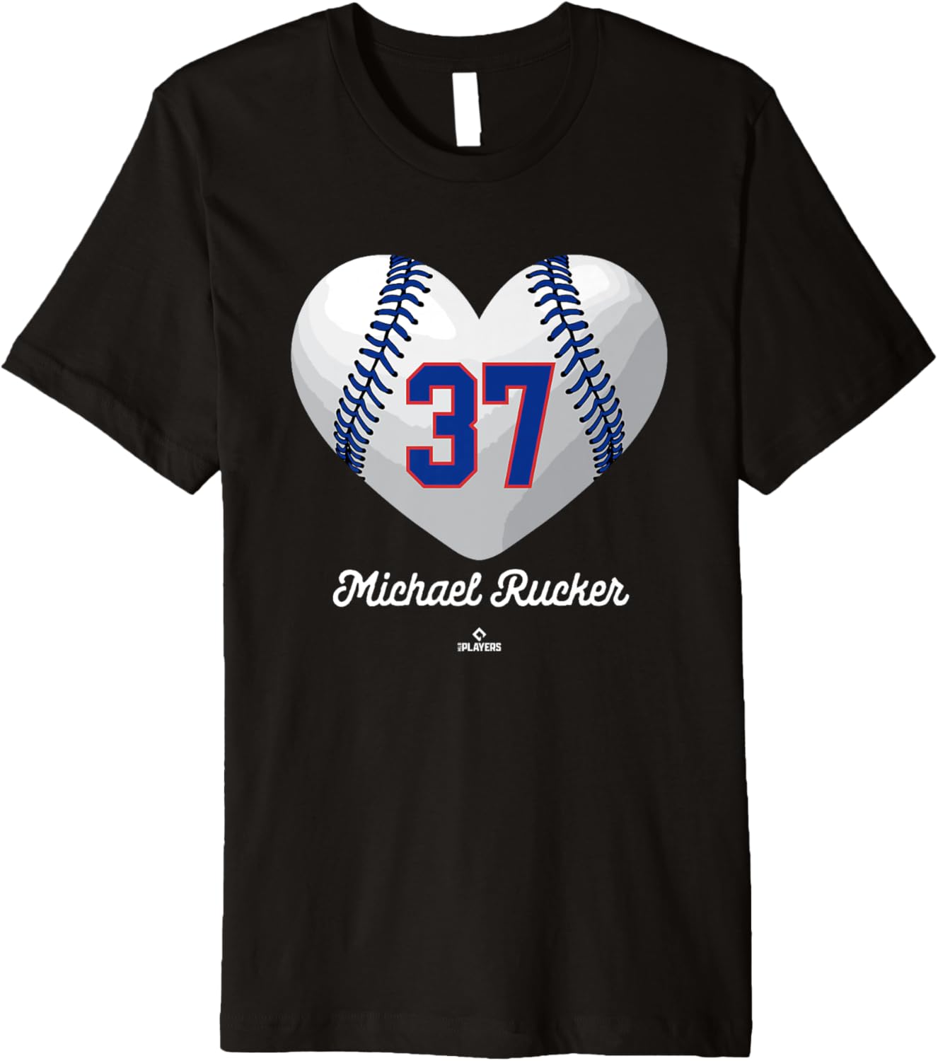 Baseball Heart Number Michael Rucker Chicago MLBPA Premium