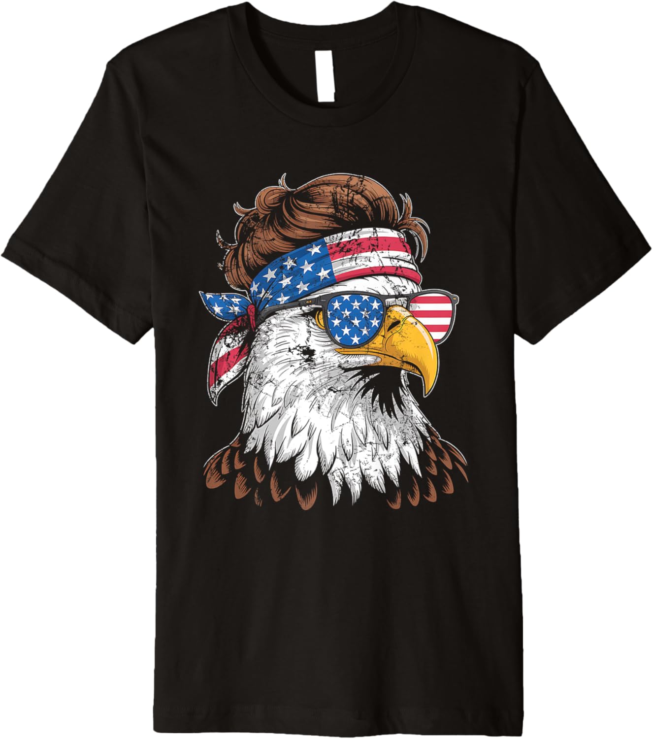 Bald Eagle 4th Of July Patriotic Eagle American Flag US Flag Premium