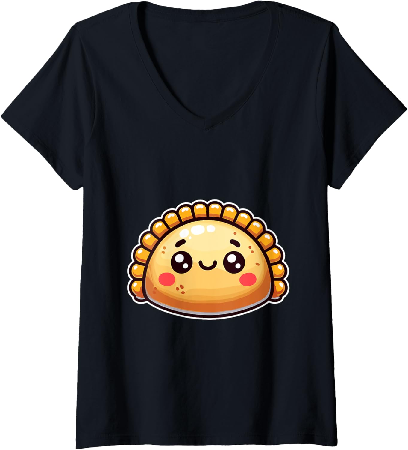 Womens Empanada Maker Latin Spanish Food V-Neck