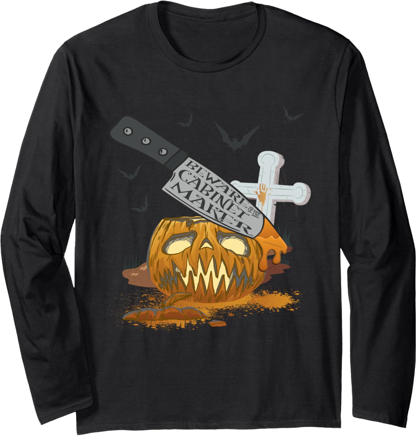 Cabinet Maker Funny Halloween Party Long Sleeve