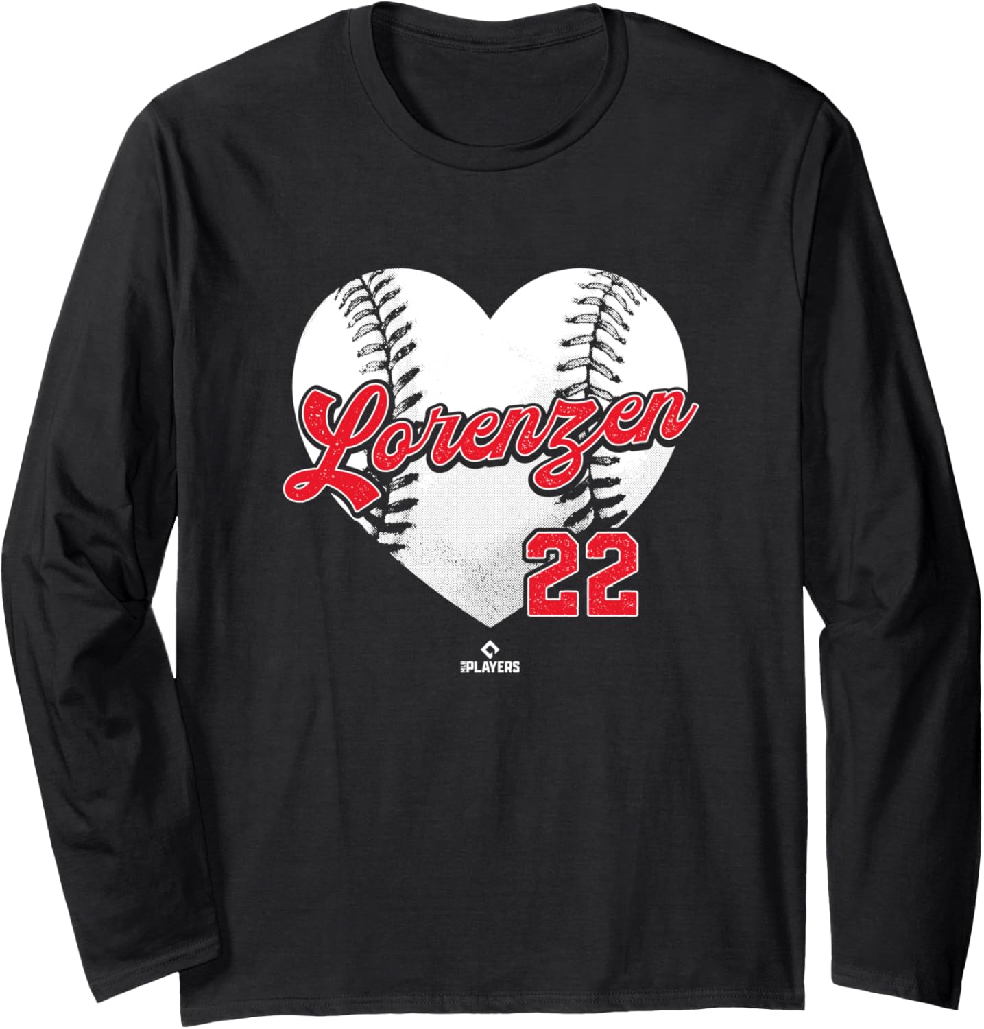 Baseball Heart Michael Lorenzen Philadelphia MLBPA Long Sleeve