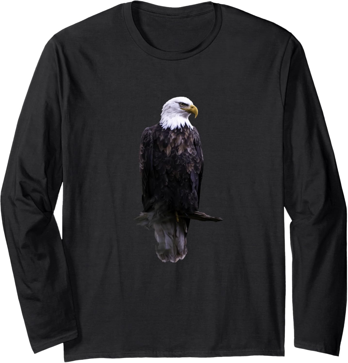 Bald Eagle Sitting - American Eagle Bald Eagle Long Sleeve