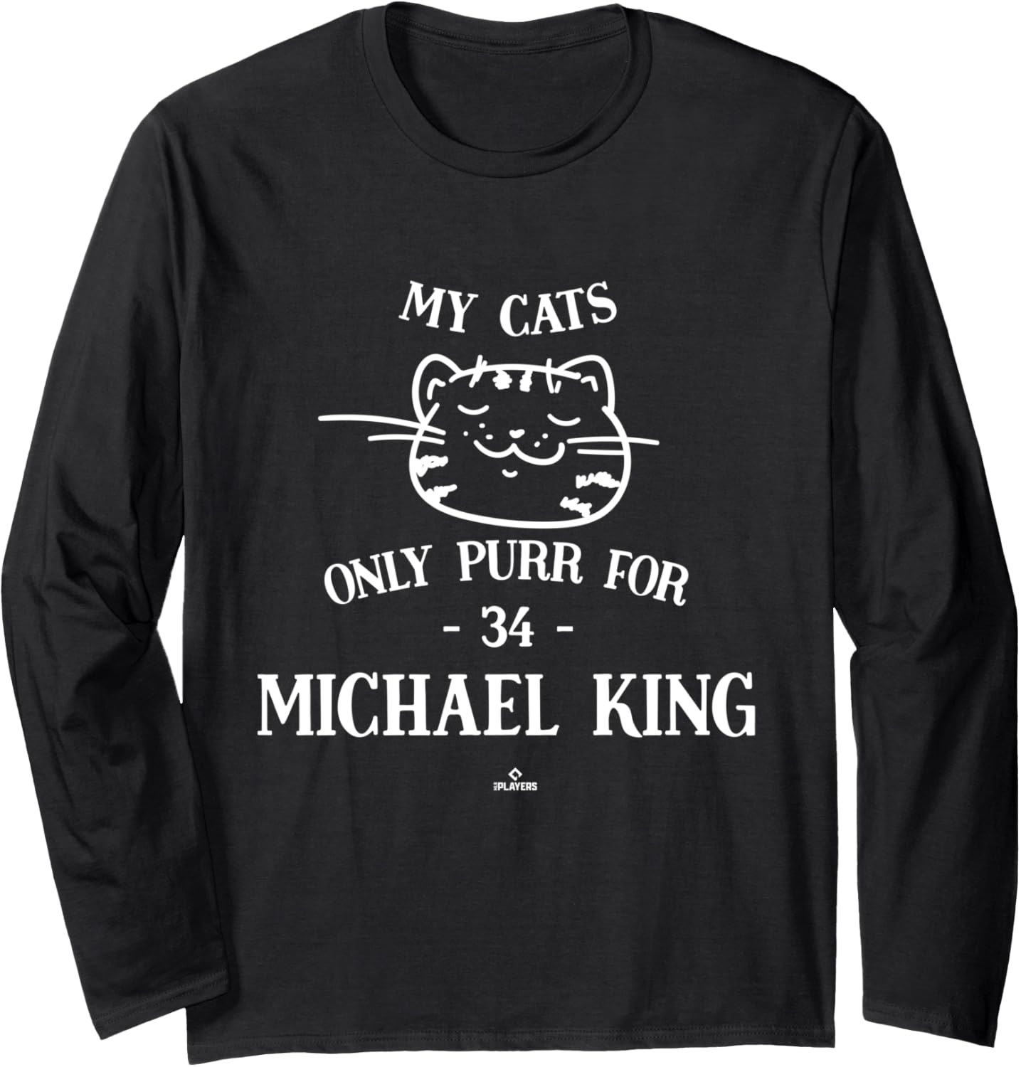 Cat Lovers for Michael King New York MLBPA Long Sleeve