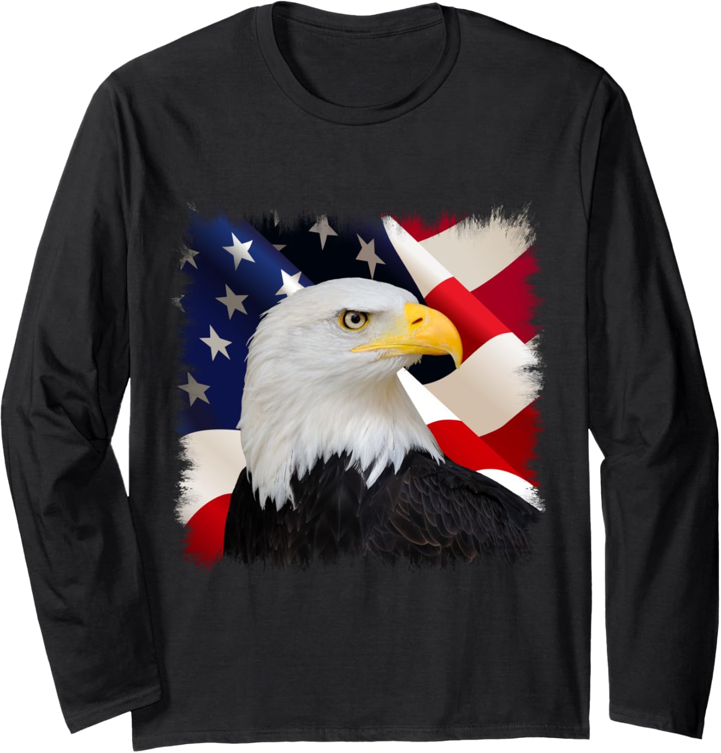 American Flag Eagle Freedom Long Sleeve