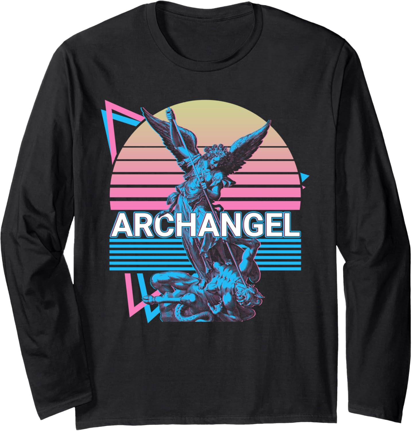 Archangel Michael Saint Michael Retro Long Sleeve