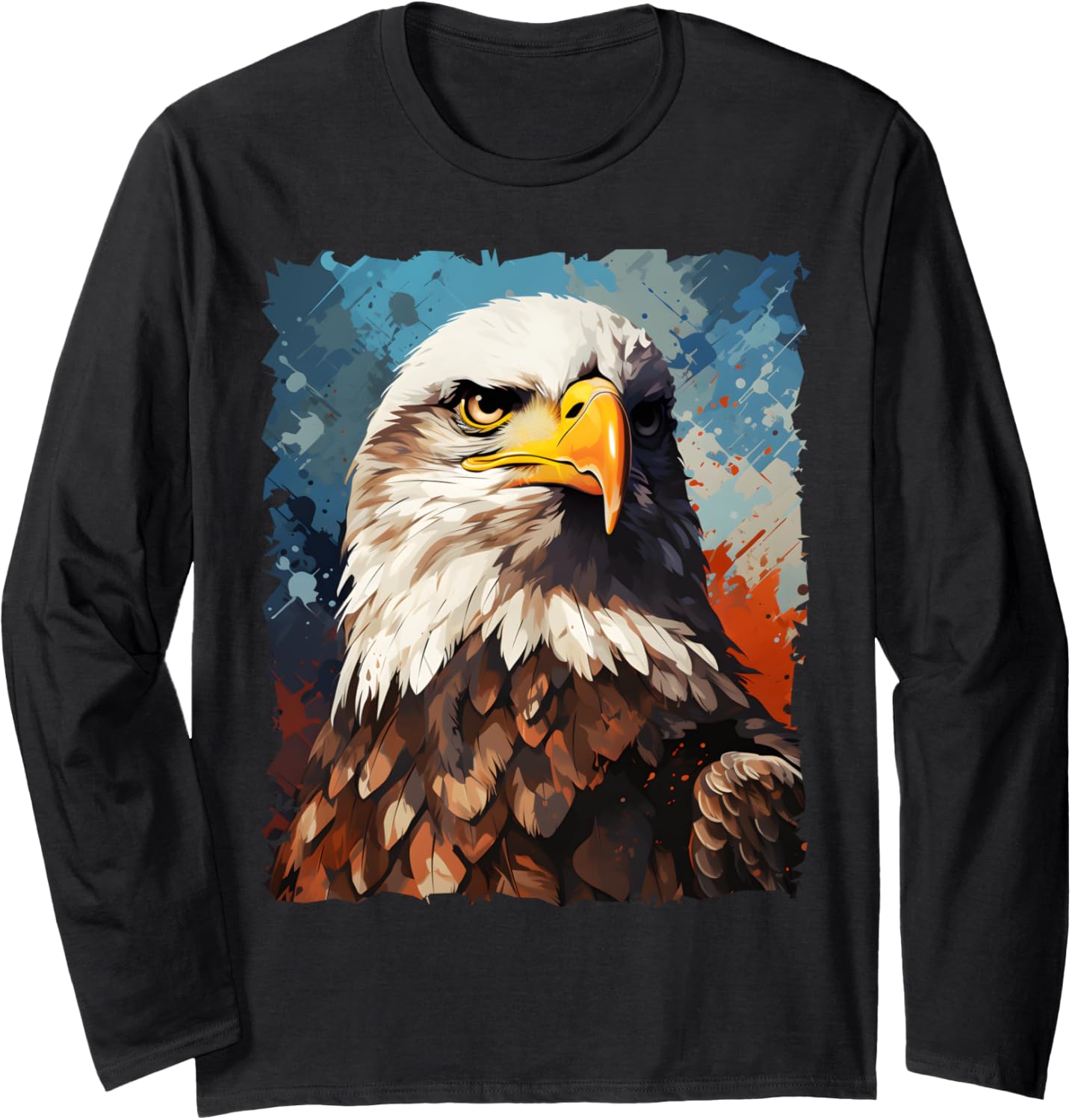 American Bald Eagle American Bird US Patriotic Long Sleeve