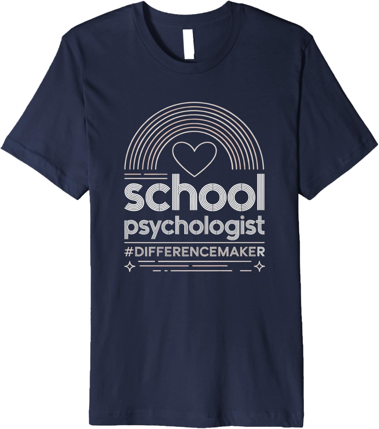 School Psychologist Difference Maker Heart Premium