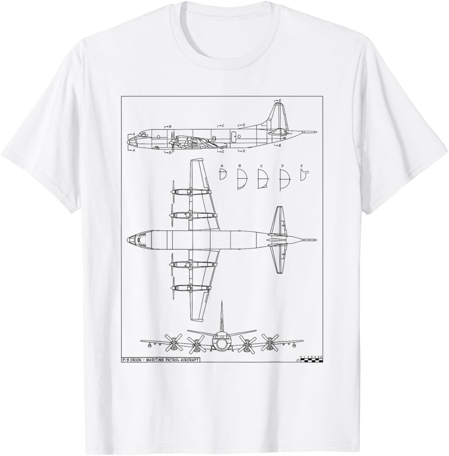 P-3 Orion American Patrol Plane Blueprints