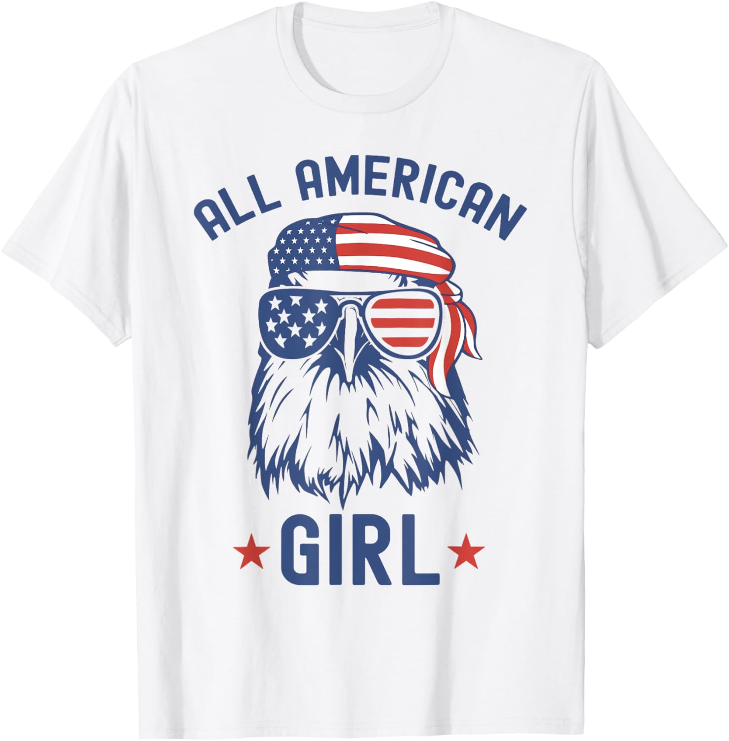 All American Girl Patriotic Eagle Sunglasses American Flag