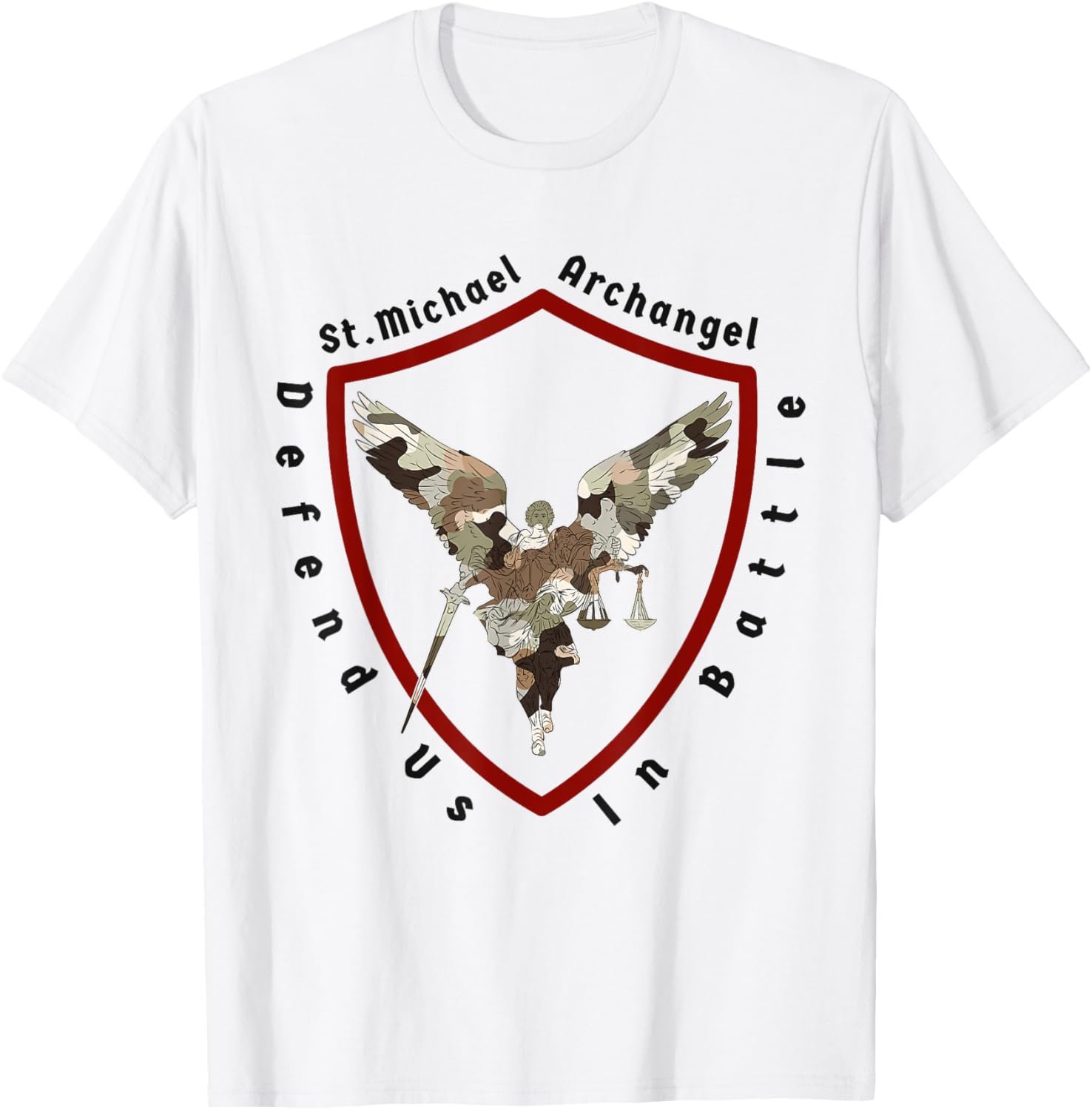 Defend us in battle Saint Michael the archangel