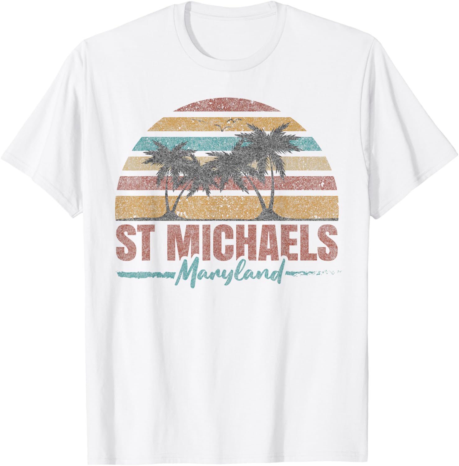 Beach Coastal City Vacation Souvenir St Michaels Men Women Kids