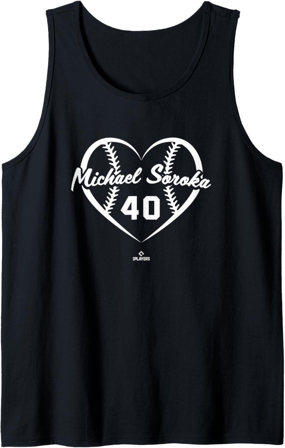 Baseball Heart Number Michael Soroka Atlanta MLBPA Tank Top