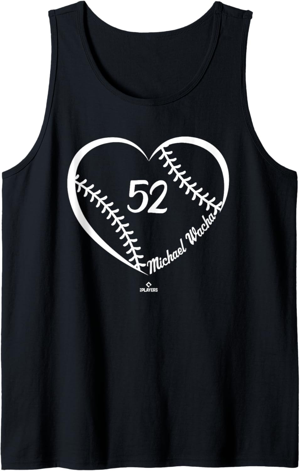 Baseball Heart Number Michael Wacha MLBPA Tank Top