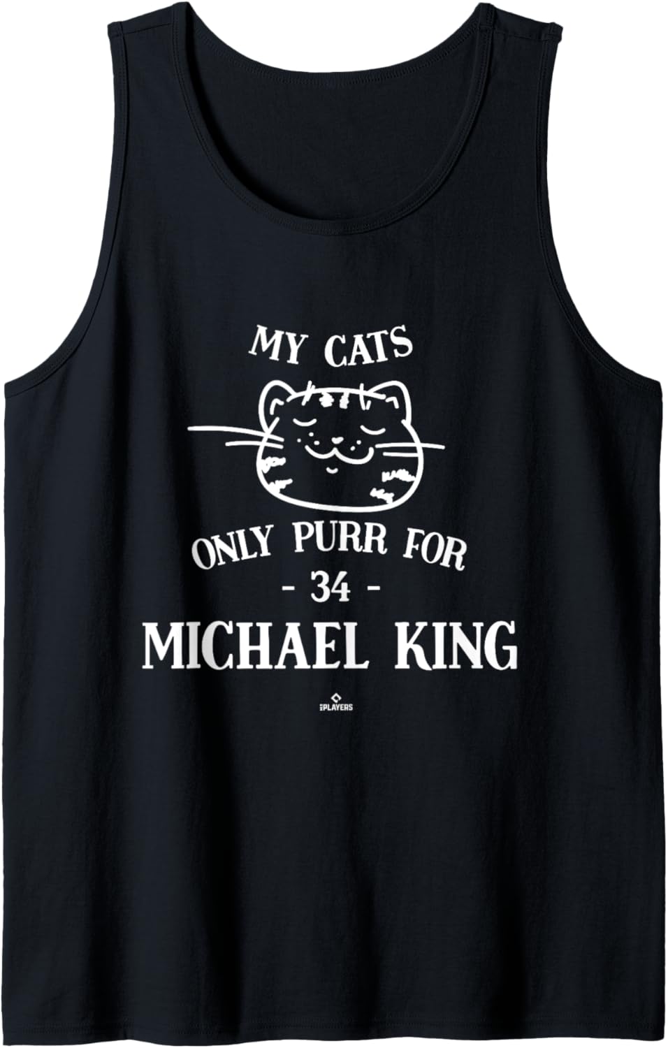 Cat Lovers for Michael King New York MLBPA Tank Top