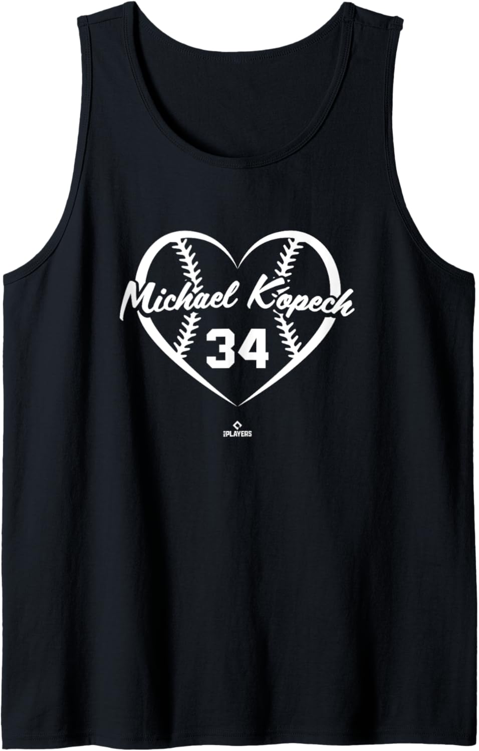 Baseball Heart Number Michael Kopech Chicago MLBPA Tank Top