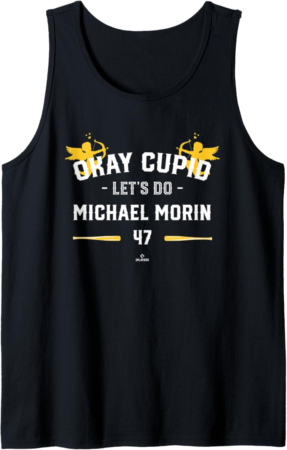 Cupid Let's Do Michael Morin Valentines Day Baseball Tank Top