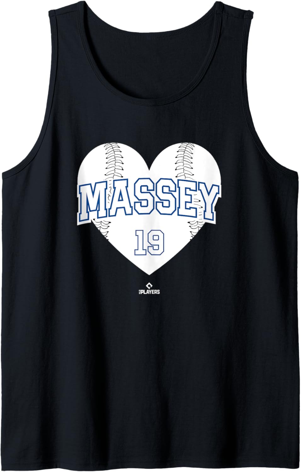 Baseball Heart Michael Massey Kansas City MLBPA Tank Top