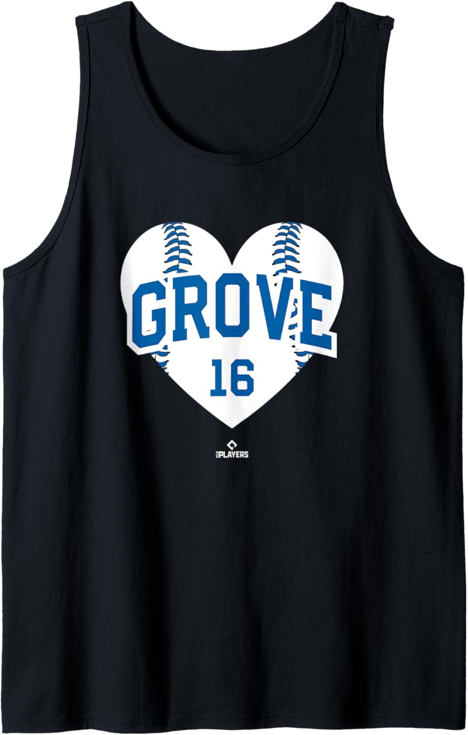 Baseball Heart Michael Grove Los Angeles MLBPA Tank Top