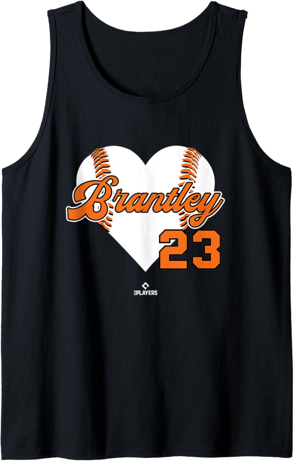 Baseball Heart Michael Brantley Houston MLBPA Tank Top