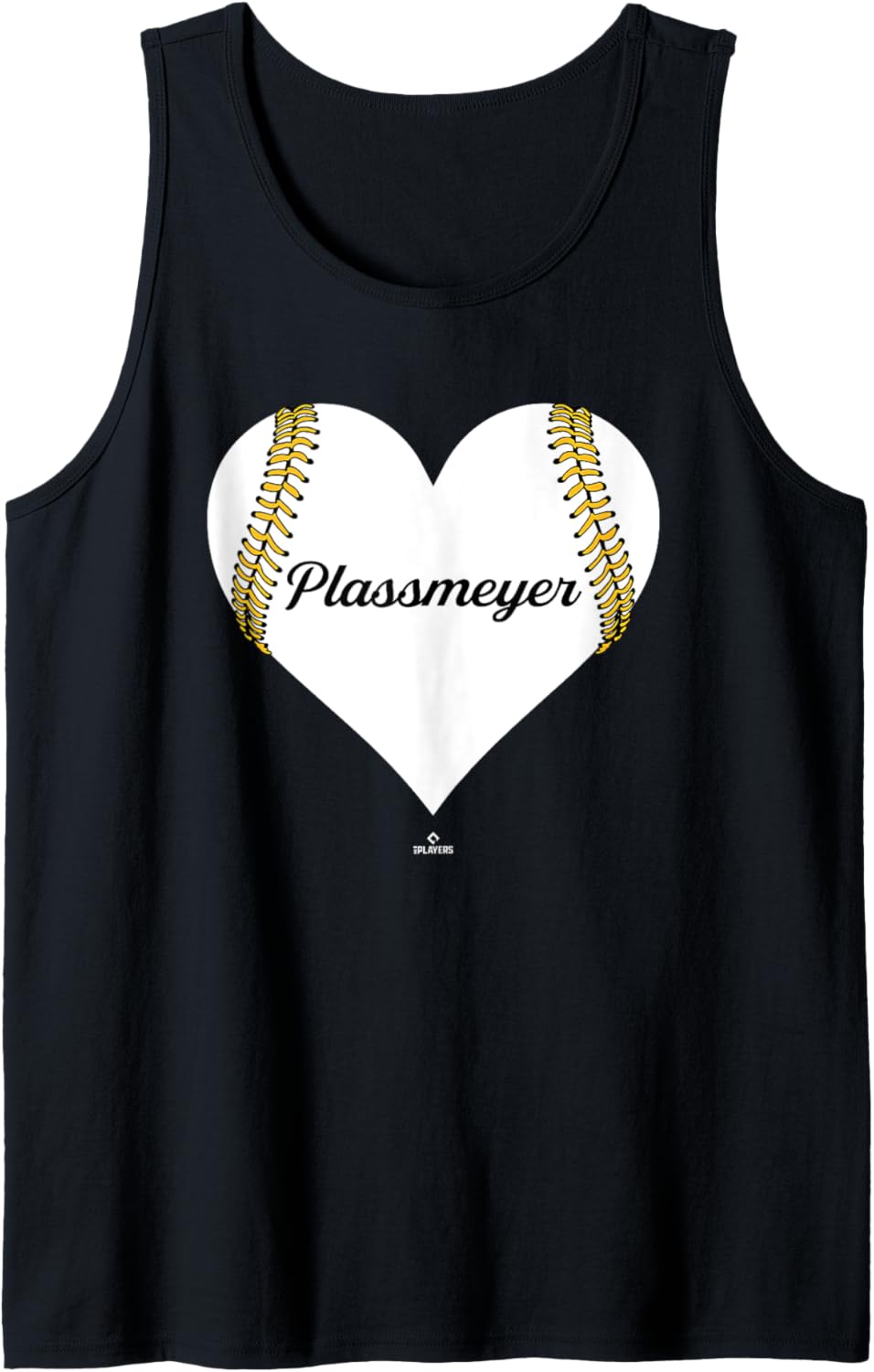 Baseball Heart Michael Plassmeyer Prospect Baseball Fan Gear Tank Top