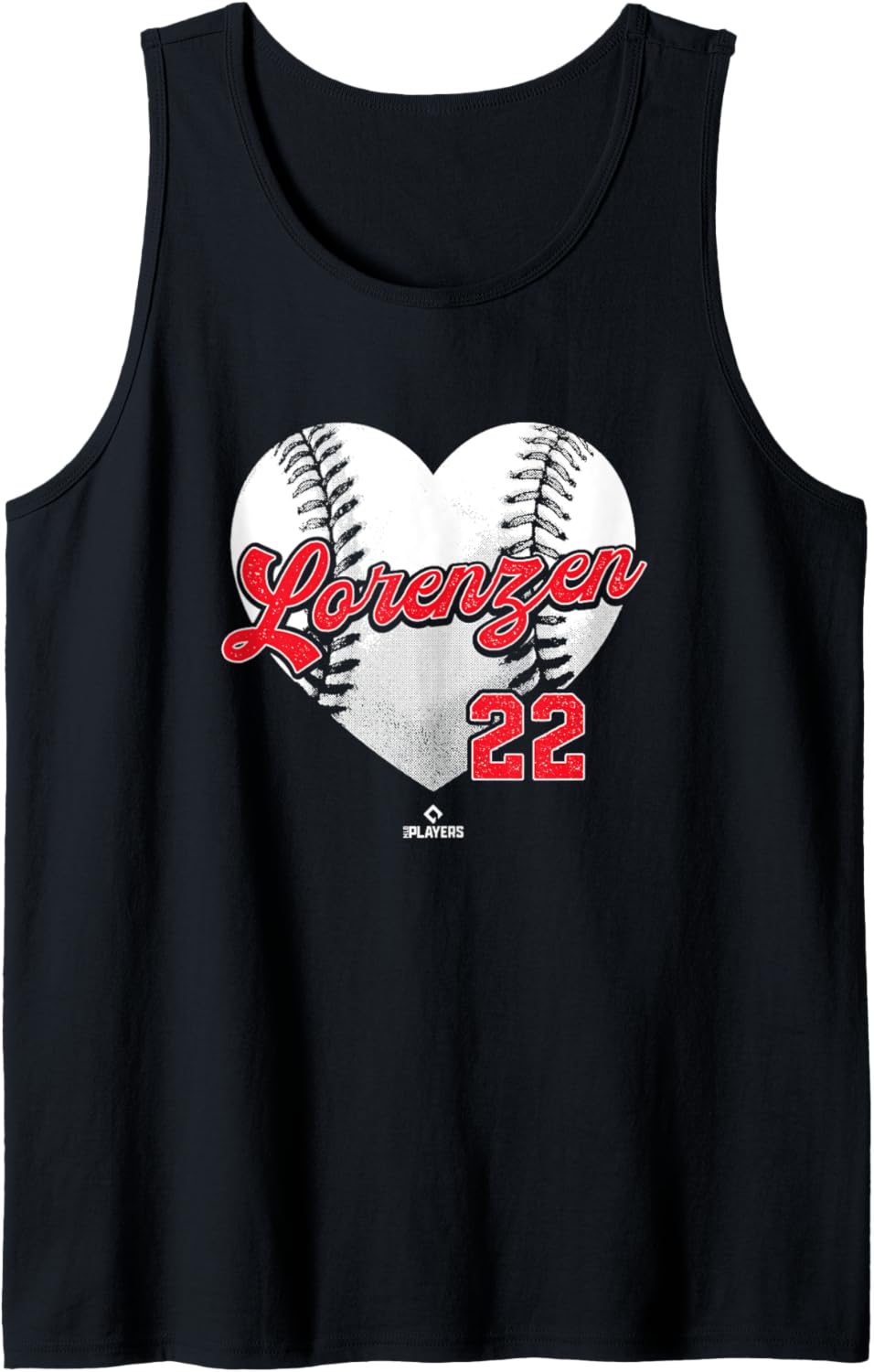 Baseball Heart Michael Lorenzen Philadelphia MLBPA Tank Top