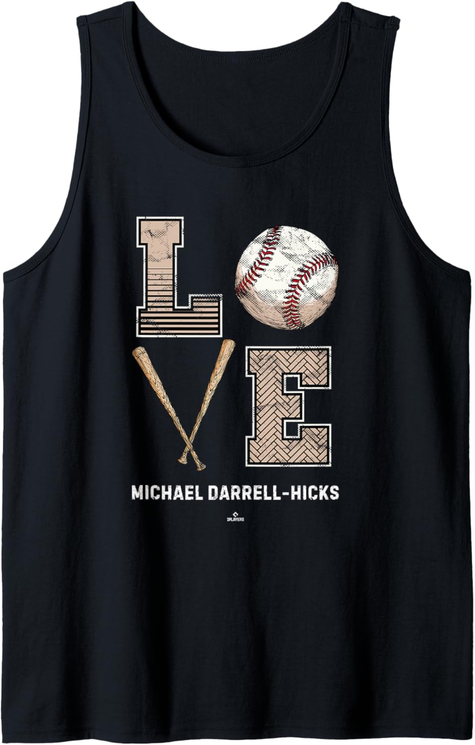 Baseball Love Michael Darrell-Hicks Prospect Baseball Fan Tank Top