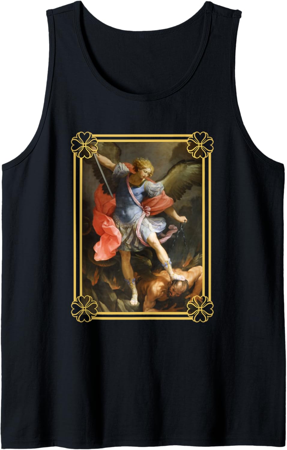 Archangel Michael \/ Miguel Arcangel \/ Saint Michael Tank Top