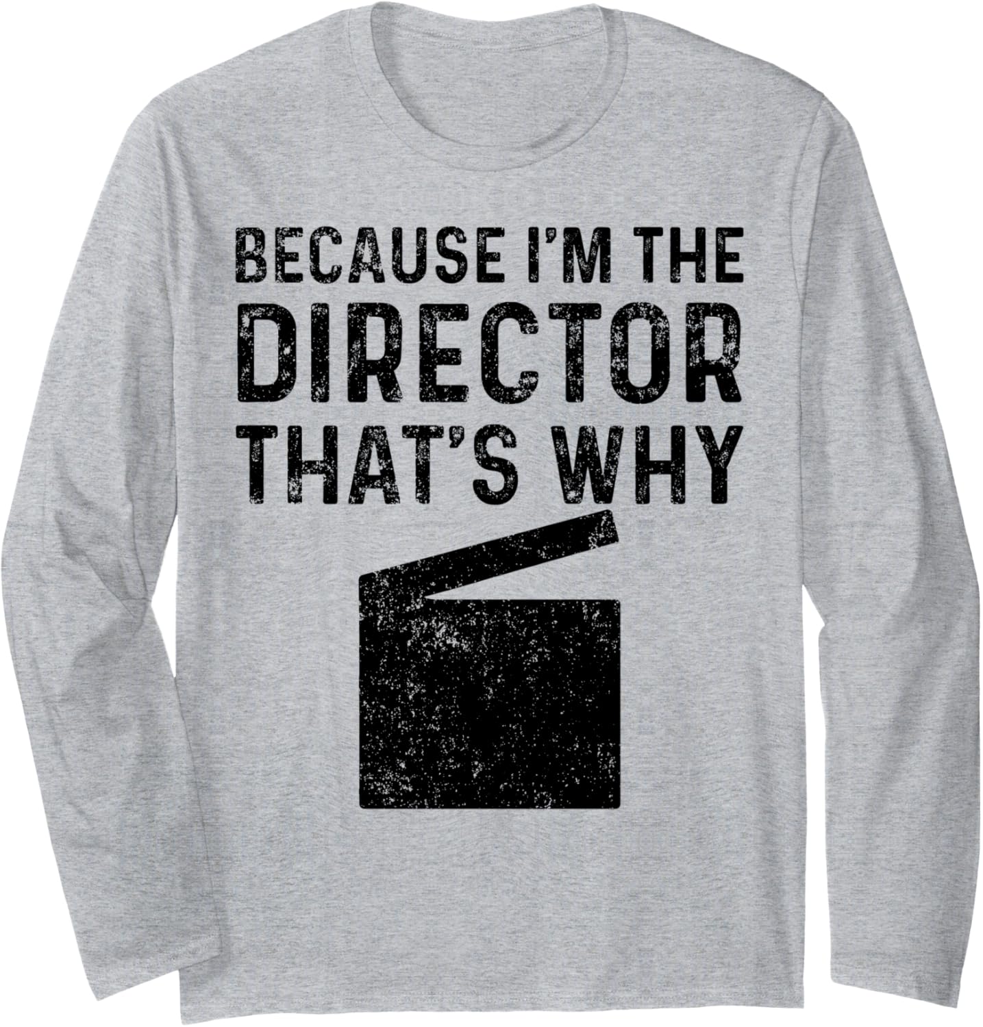 Director Film Movie Maker Clapper Board Long Sleeve