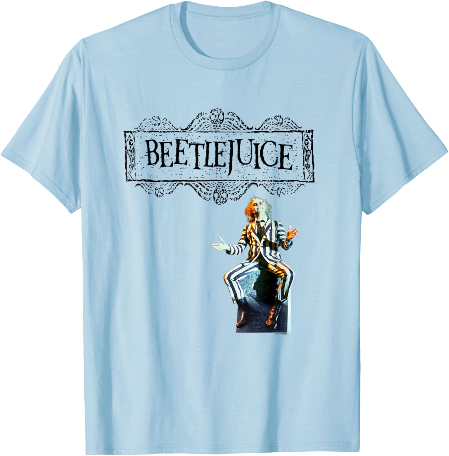 Beetlejuice Iconic Classic Vintage Big Chest Portrait