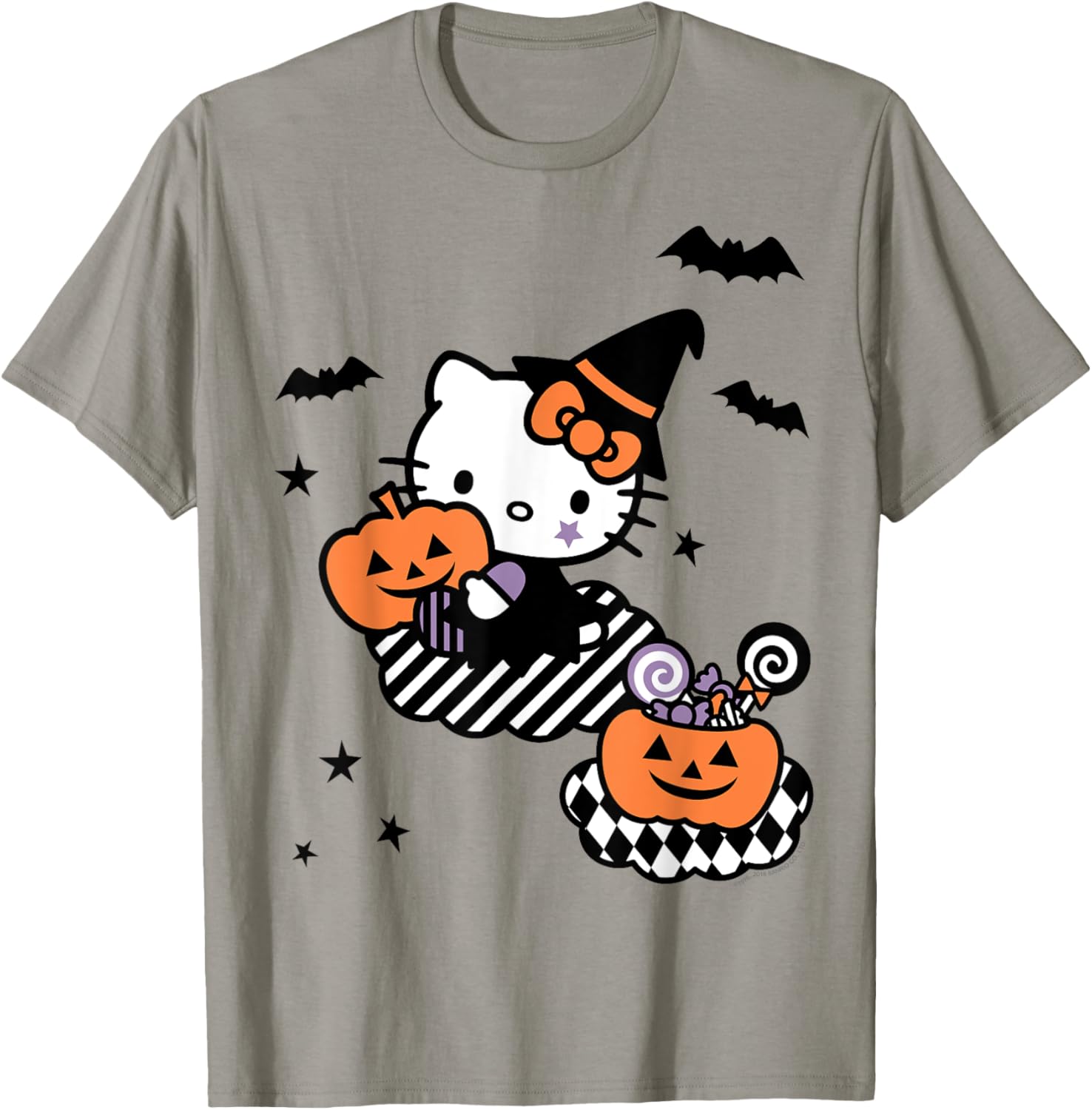 Hello Kitty Trick or Treat Halloween Tee Shirt