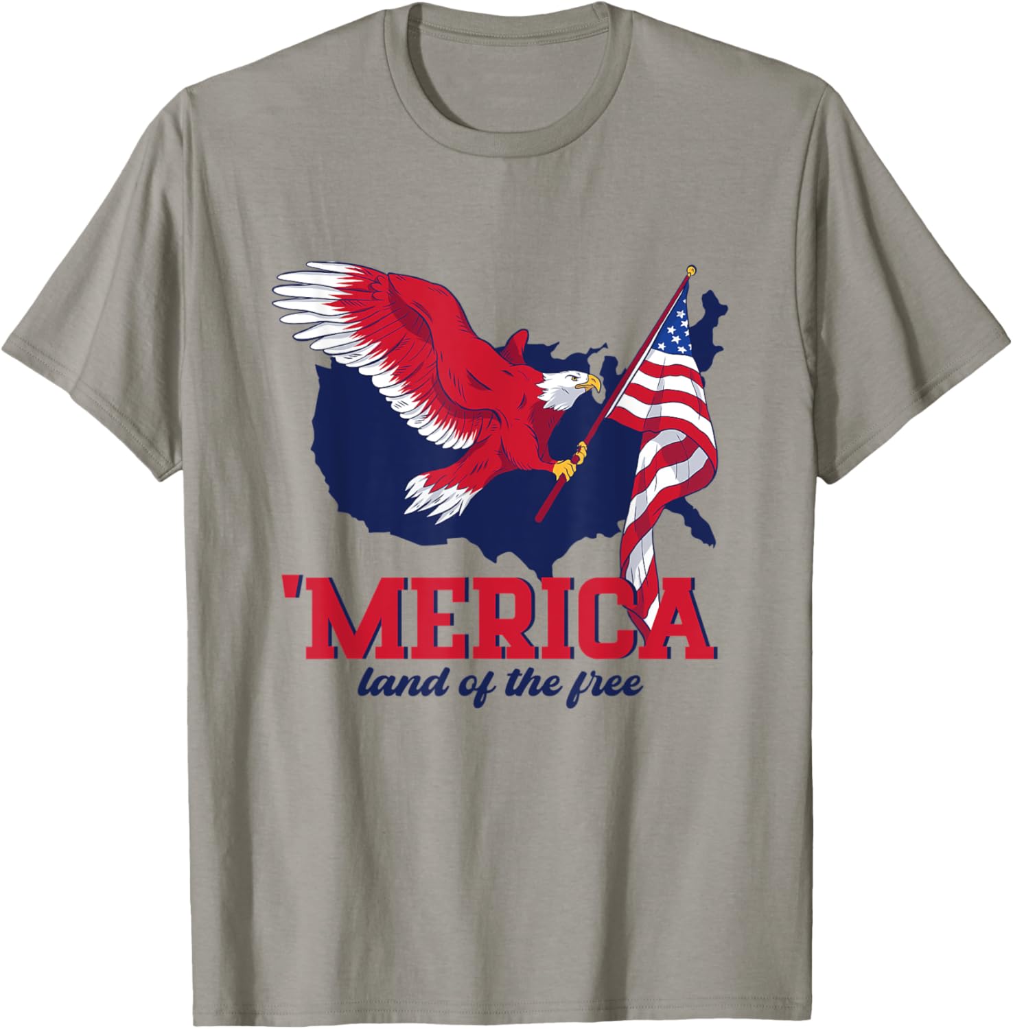 4th of July Merica Eagle USA Independence Day American Flag