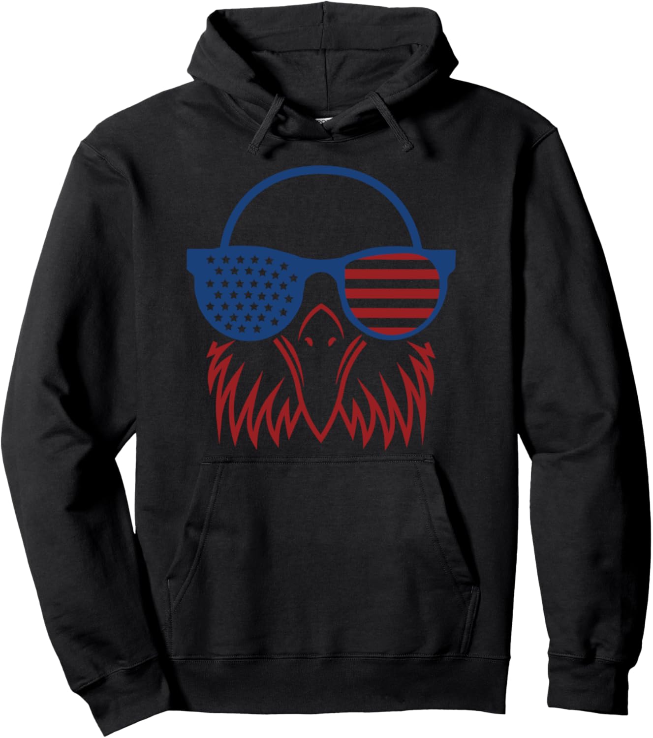 Cute Patriotic Eagle American Flag Graphic Men Women T Shirt Pullover Hoodie