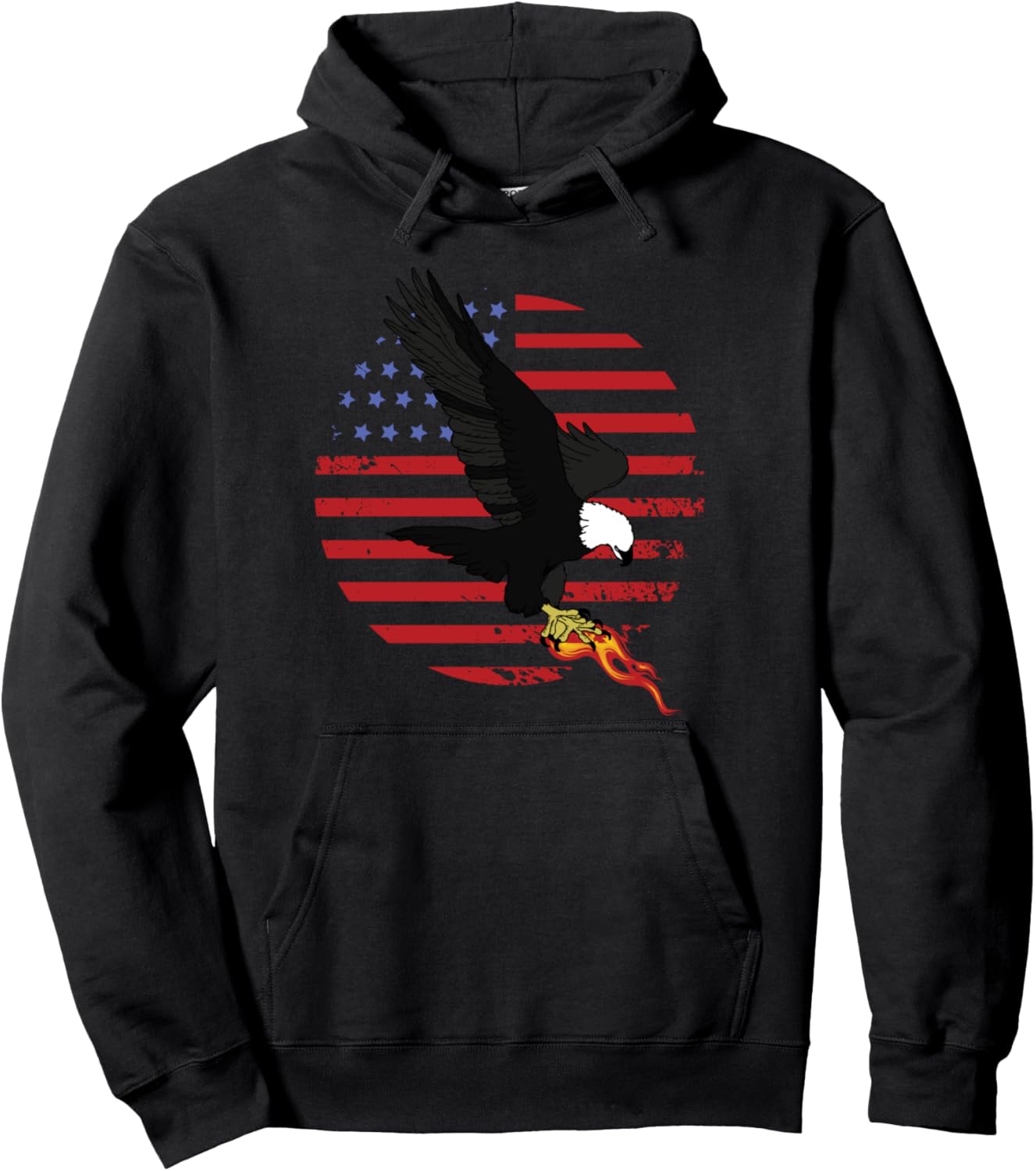 American Flag Trump Tshirt Trump Eagle 4th of July Pullover Hoodie