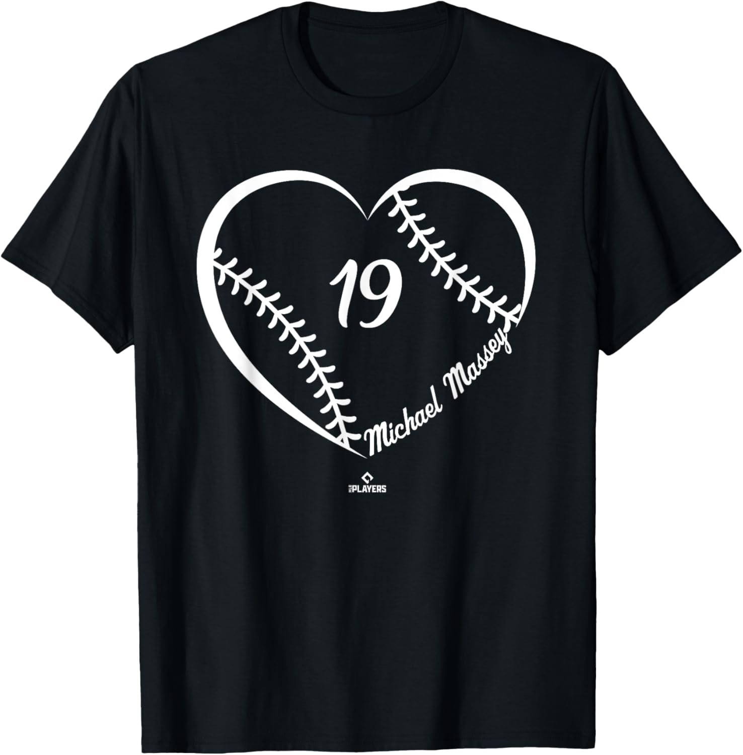 Baseball Heart Number Michael Massey MLBPA