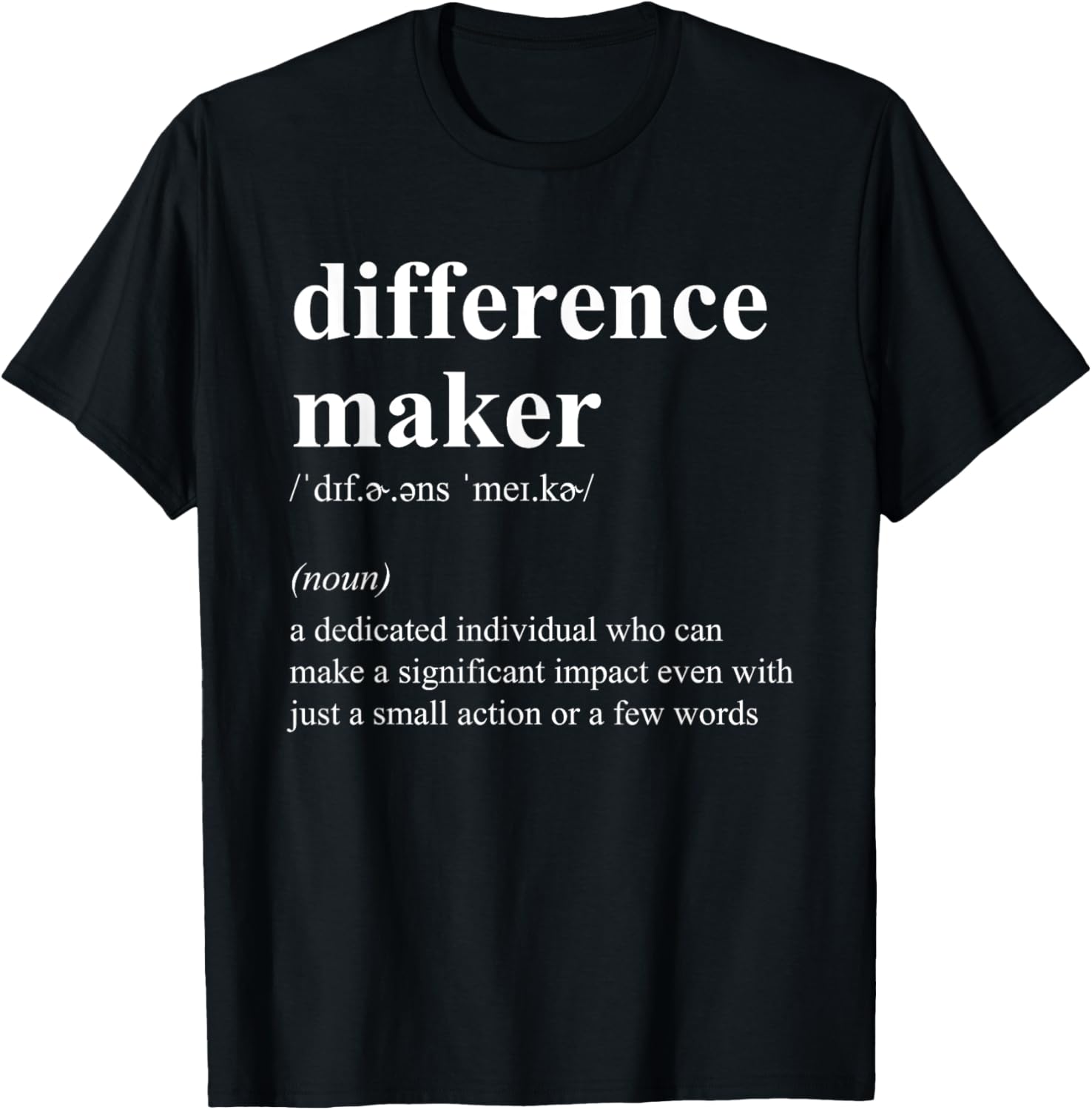 Difference Maker Definition Appreciation Gift