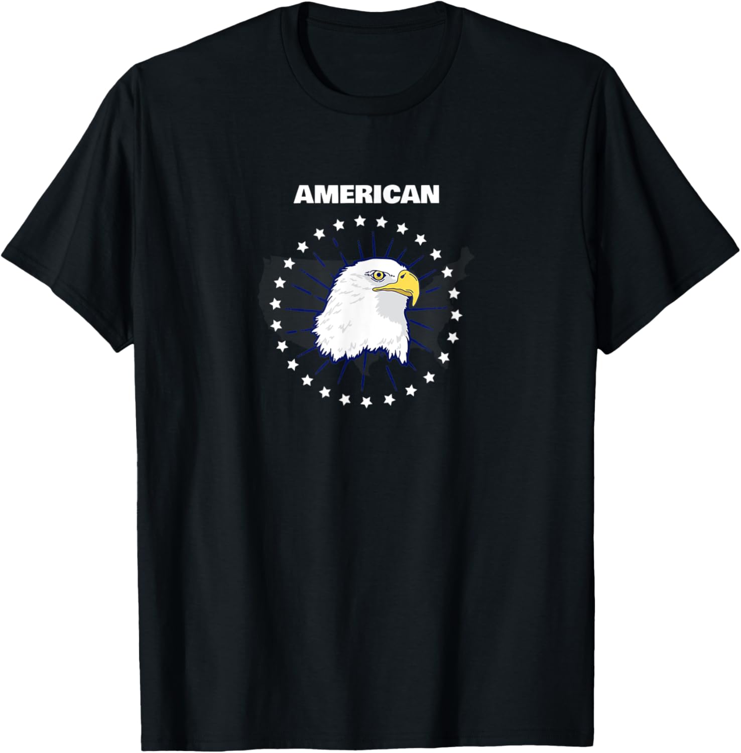 American Bald Eagle & Stars USA