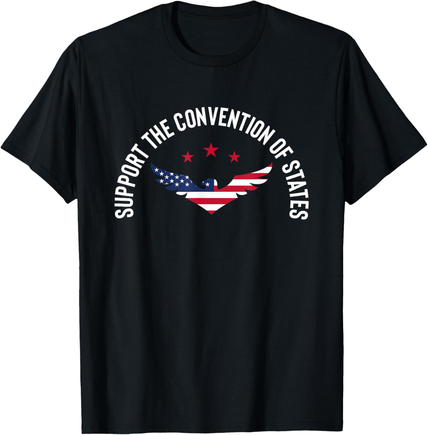 Article V Convention Of States Supporter USA Flag Eagle Women Kids Men