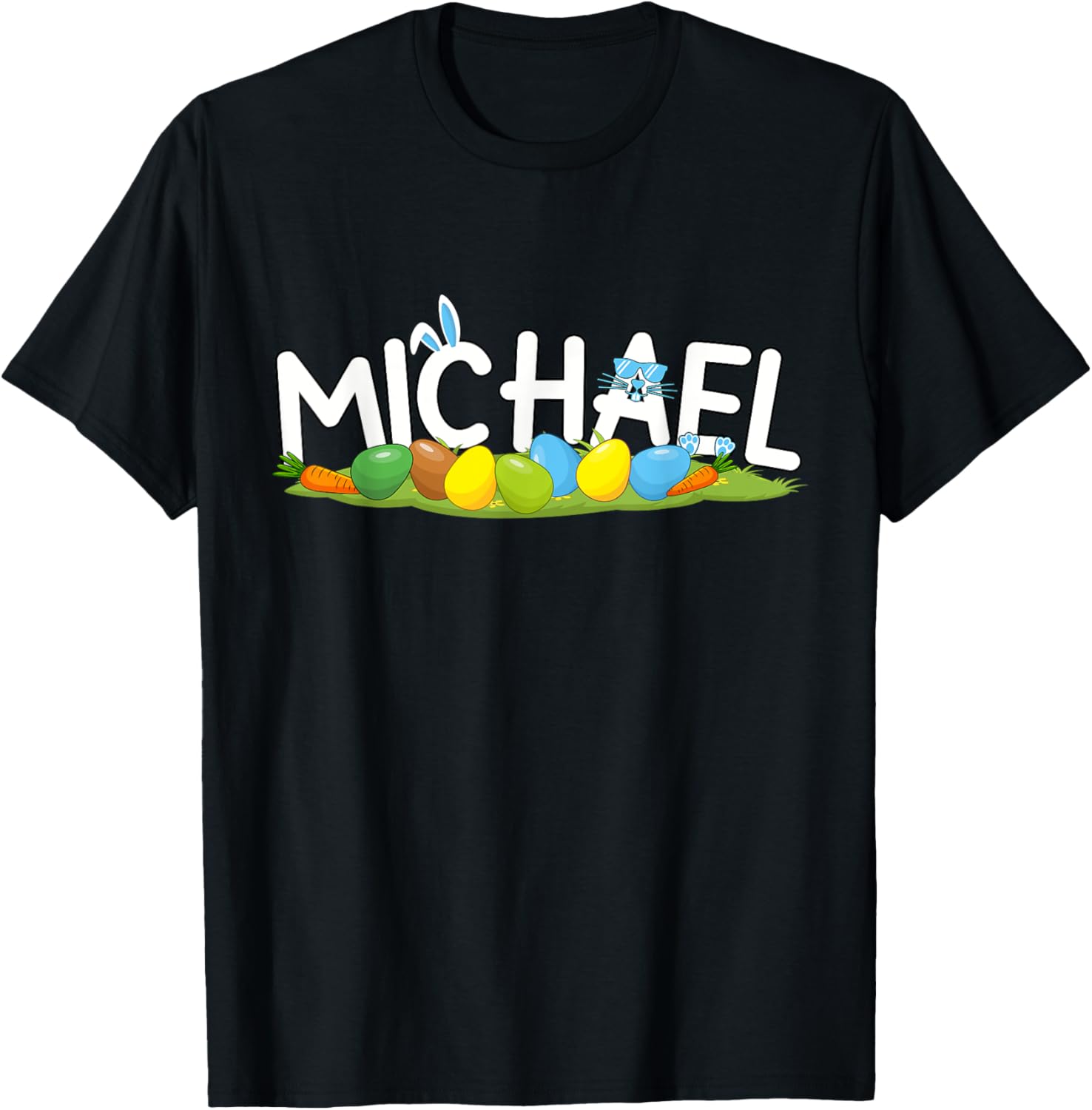 Cute Happy Easter Day Bunny Heart Boys Men Michael