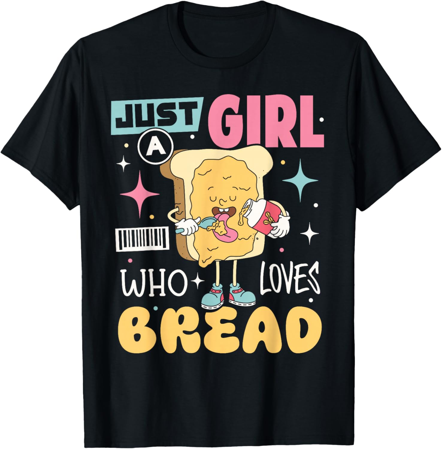 Just A Girl Who Loves Bread Sandwich Funny Bread Maker Gifts