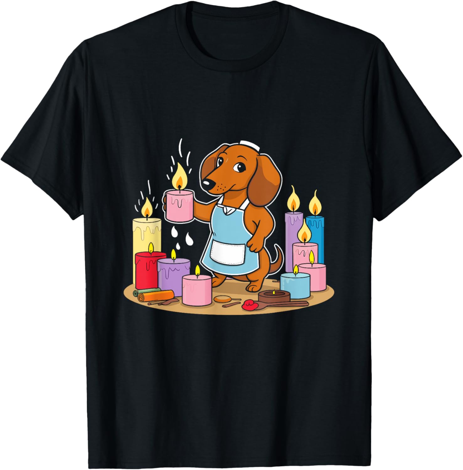 A Dachshund Candle Making Candle Maker Wax