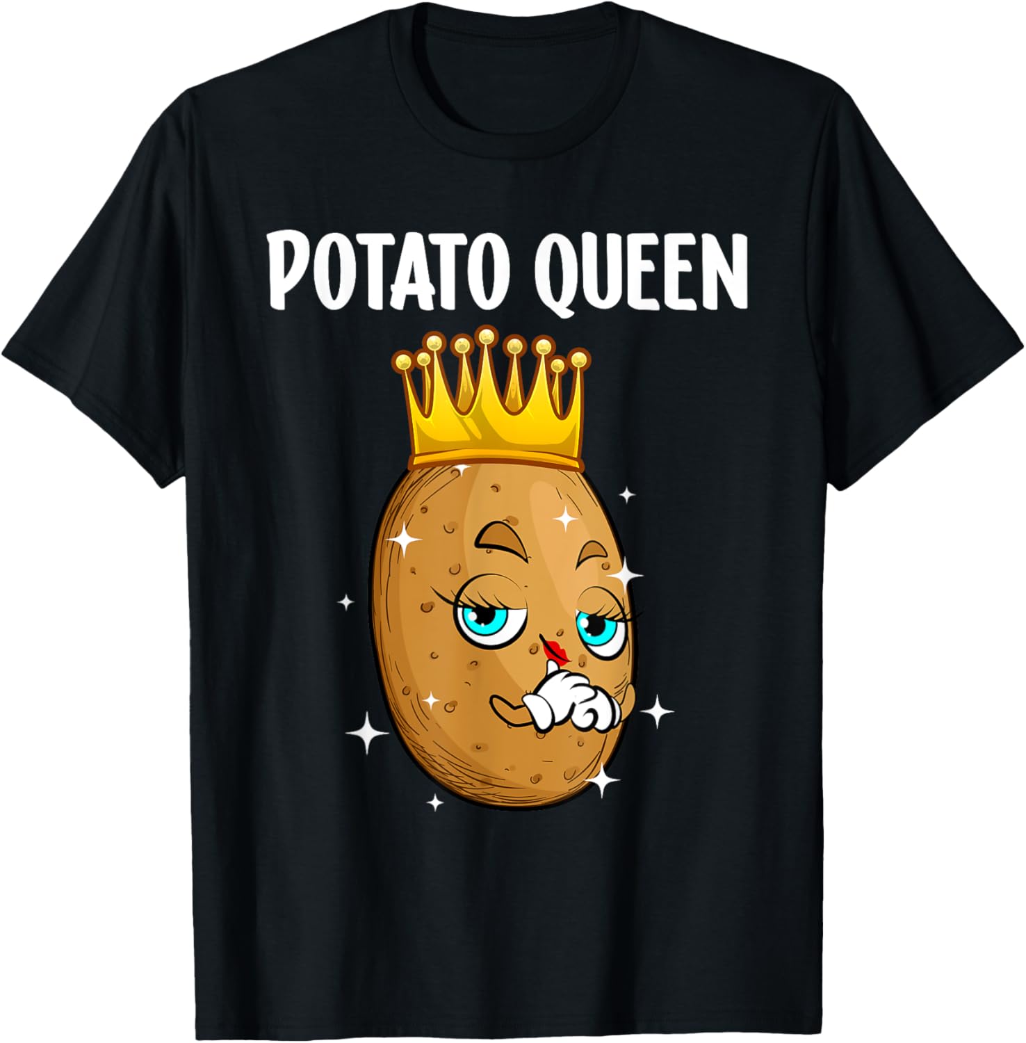 Cute Potato Design For Women Girls Vegetable Potato Lovers