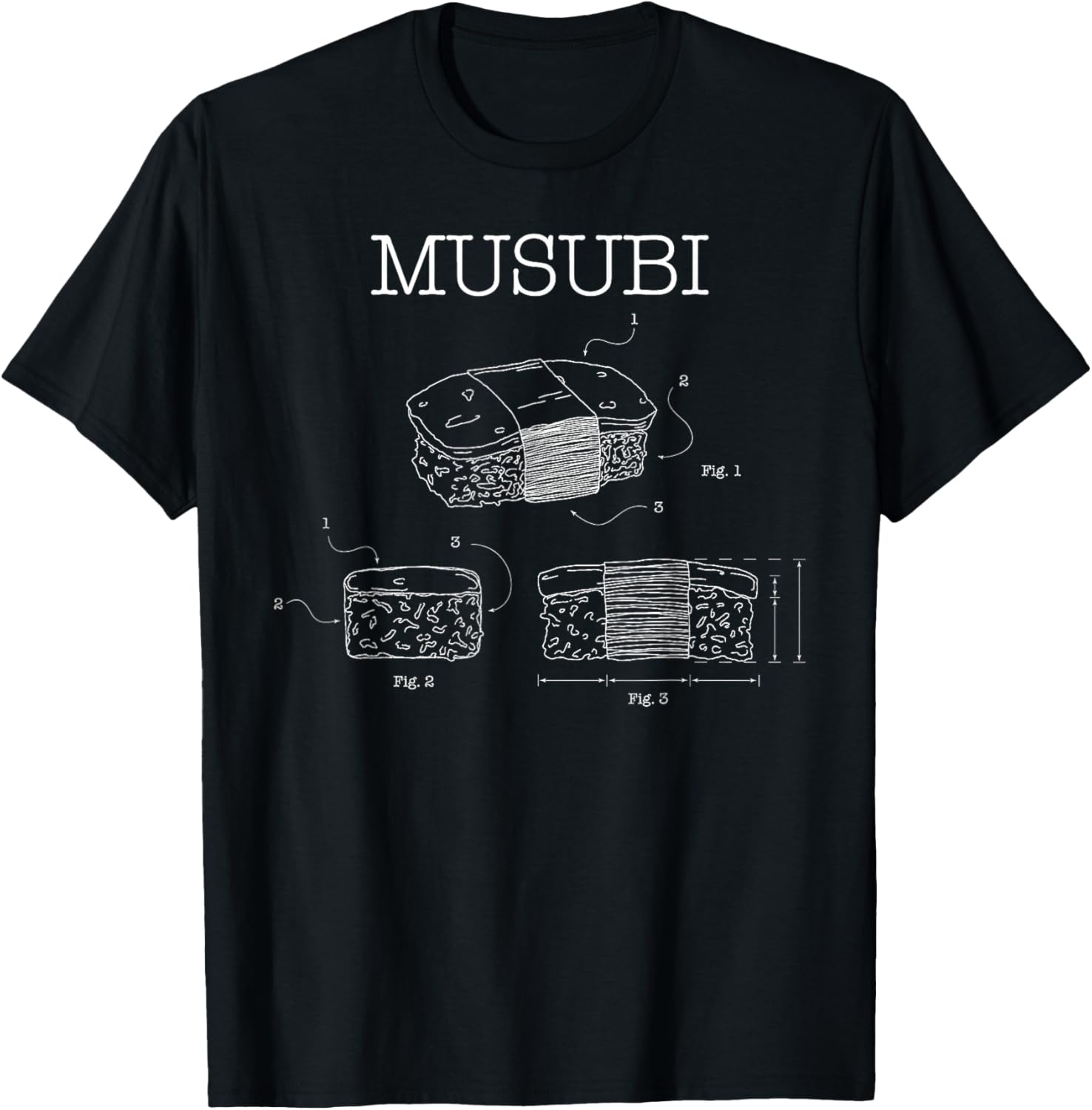 Funny Musubi Patent Drawing Art